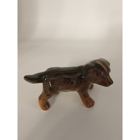 Vintage Goebel W Germany Cocker Spaniel Puppy Dog Porcelain Figurine - Picture 1 of 7